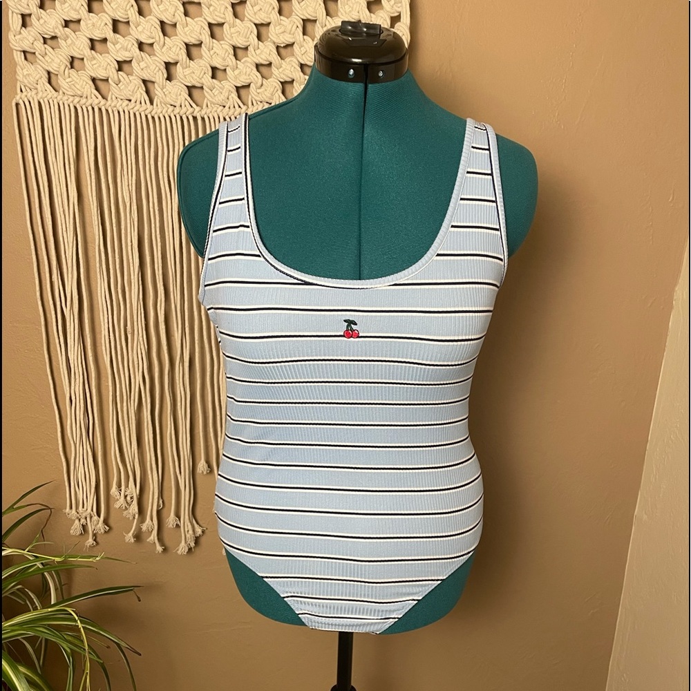 NWT Blue Cherry Bodysuit 🍒